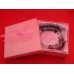 Handmade Pink and Black 'Handbag' Bracelet with Pink Gift Box